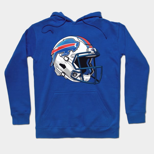 Buffalo Bills Helmet Hoodie by vectrus